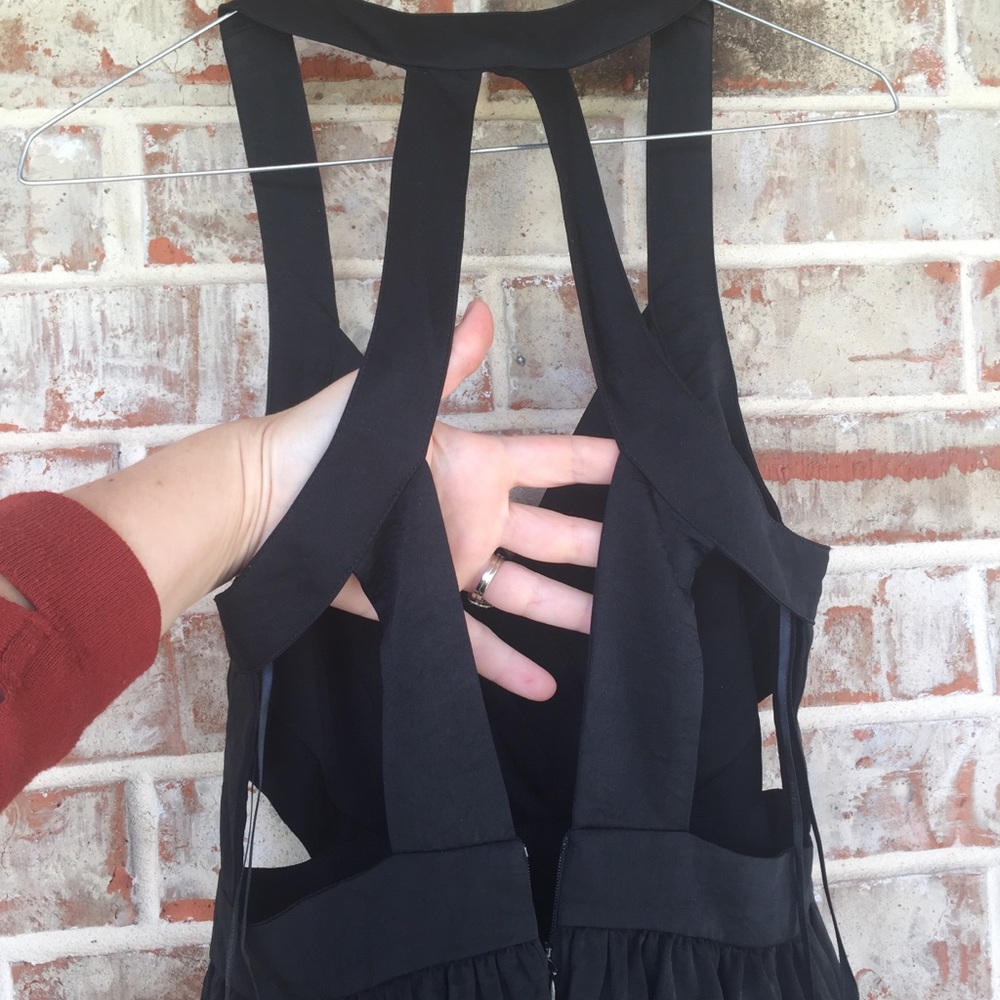 BCBGeneration Black Cut Out Bandage Party Dress - Picture 5 of 8